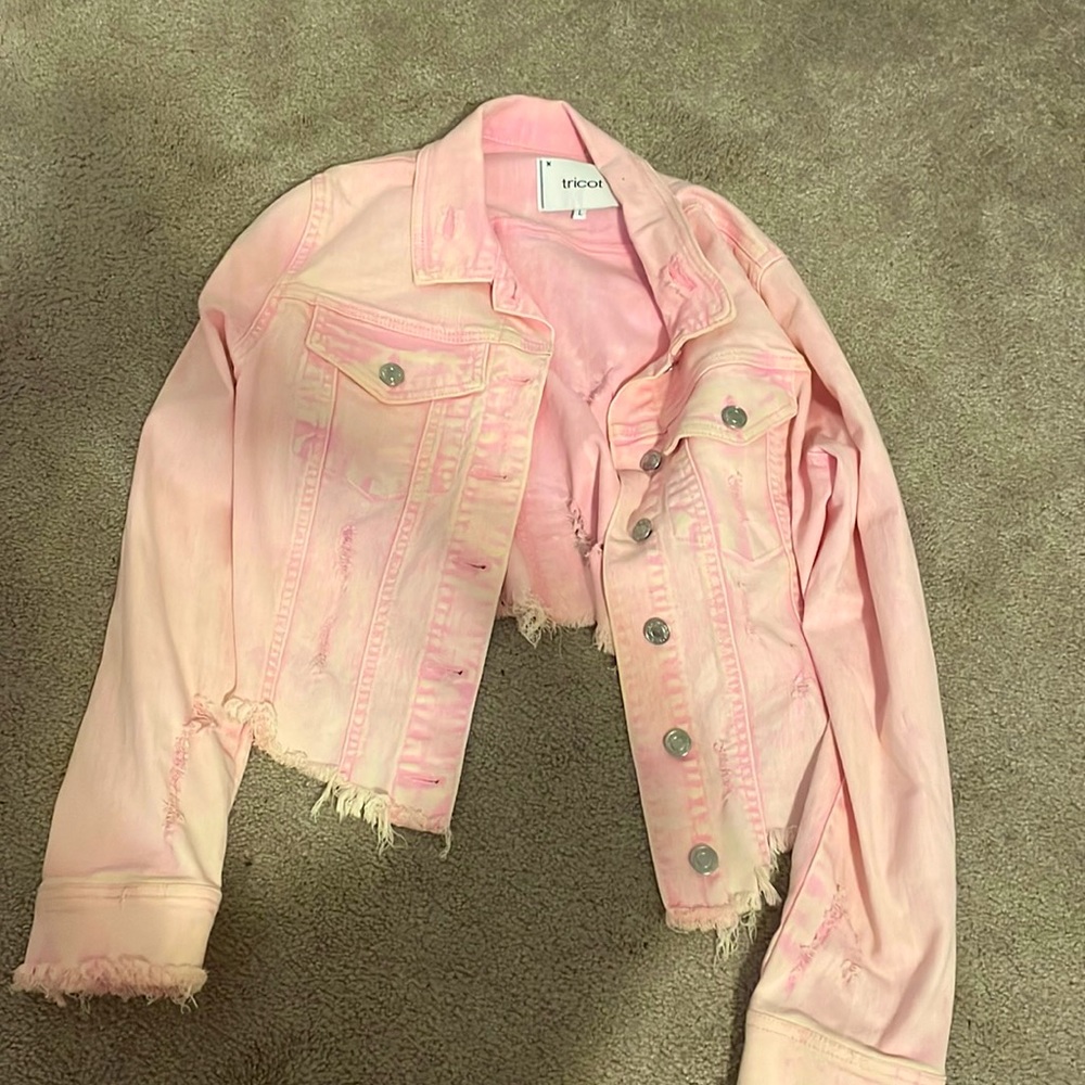 Pink Denim Jacket